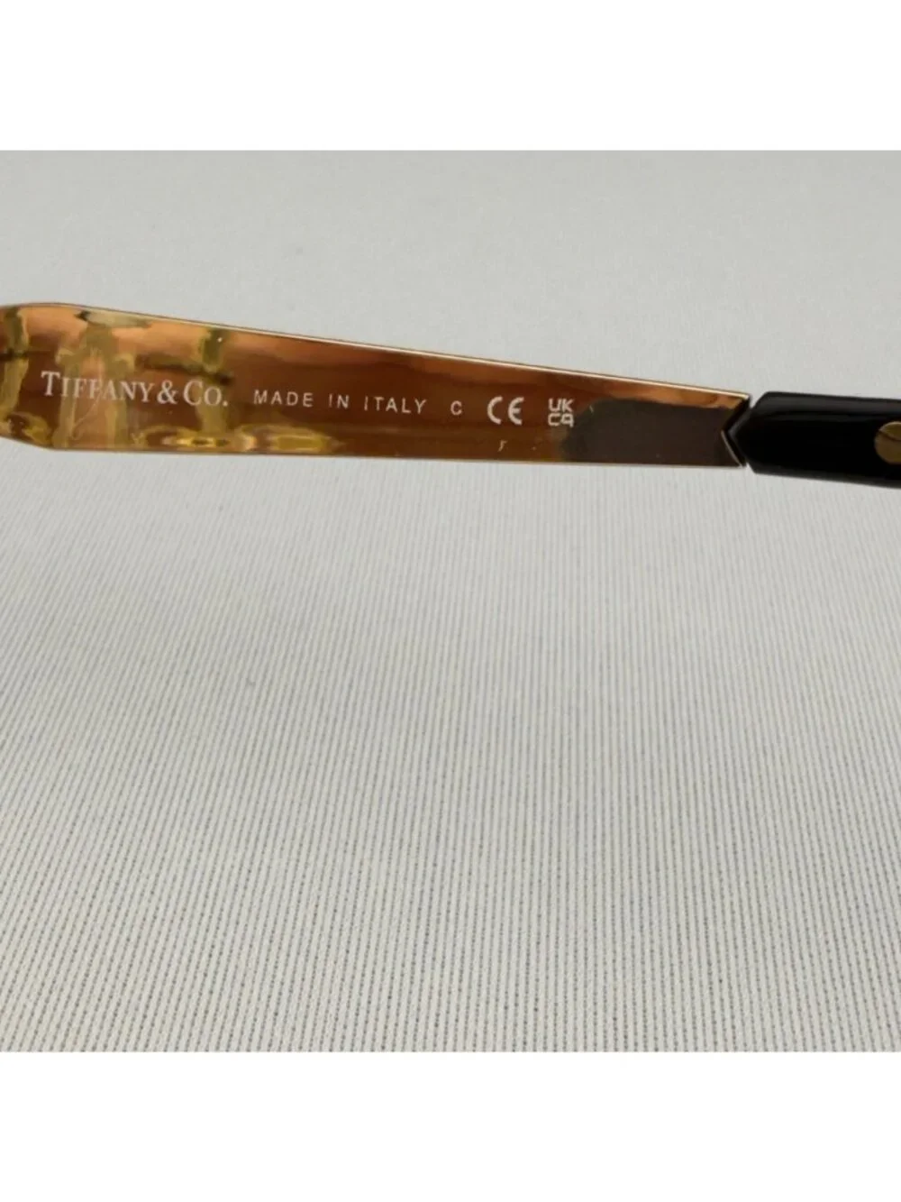 Tiffany TF1151 6002 Eyeglasses Frames Shiny Pale Gold Metal 56-16-140